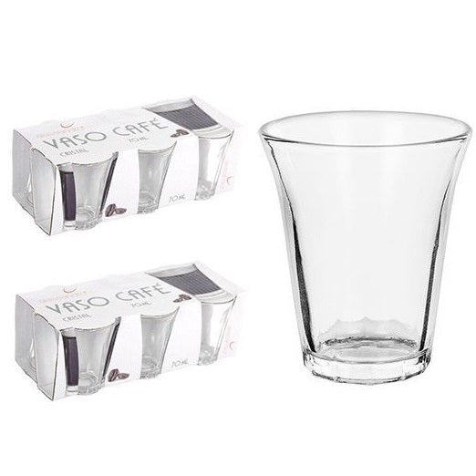 CAFE - 12 BICCHIERI TAZZINE PER CAFFÈ ESPRESSO VETRO TRASPARENTE SHOT CICCHETTI