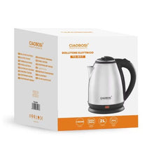 Bollitore Elettrico 2L In Acciaio 1500w Scalda Bevande Latte Per Acqua Tisane Te