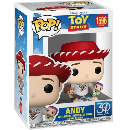 Funko Pop ! Disney Pixar - Toy Story (1596) Andy - Vinyl Figure 10cm (PREORDER)