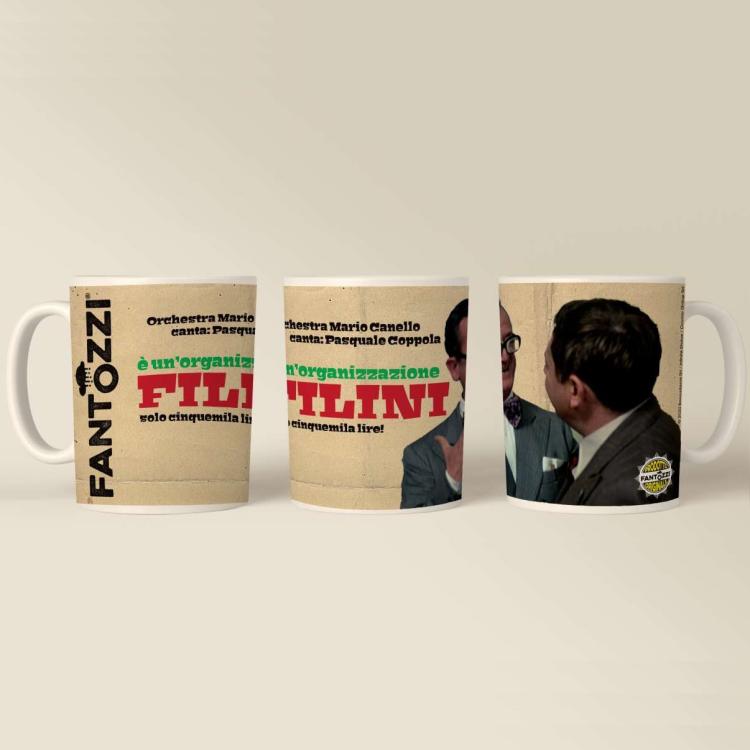 Infinite Statue - Tazza Fantozzi "Organizzazione Filini" Mug Ceramica Tè E Caffè
