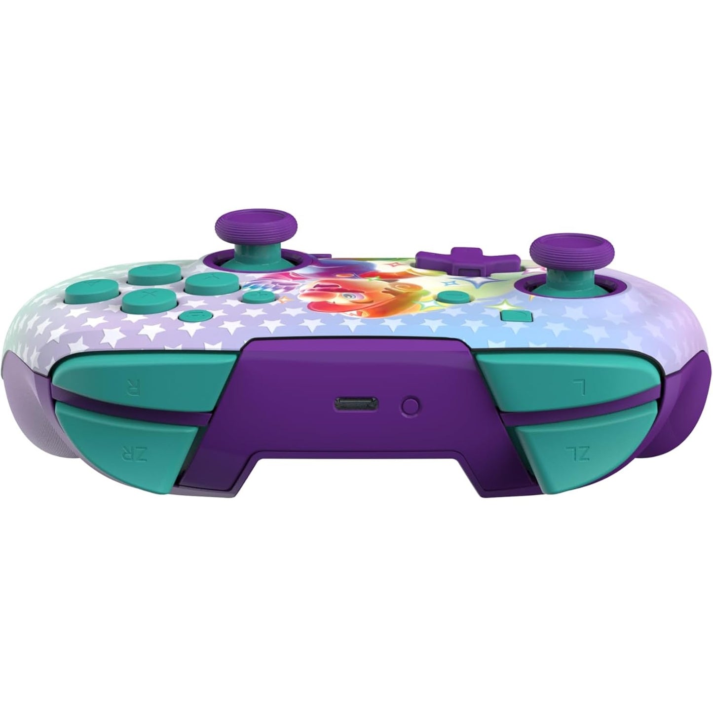Turtle Beach - Rematch - Super Mario (Invincible Mario) Glow In the Dark - Controller da gaming wireless per Nintendo Switch 2, Funziona anche con Nintendo Switch/Oled/Lite - Pulsante C non disponibile.
