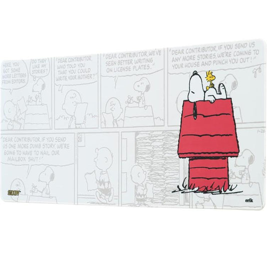 Snoopy: Tappetino Per Tastiera E Mouse Pad Pc Gaming Deskmat Grande Xxl 80X35Cm