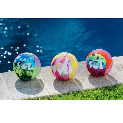 Waboba Palla SOL Skips on Water Bouncing Ball (1pz) Pallina che rimbalza sull’acqua, Cambia Colore al Sole, originale per saltare sull'oceano, lago e piscina – Giocattolo acquatico ad alte prestazioni per un'estate di divertimento senza fine 8cm (Palme)