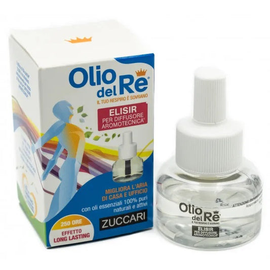 Zuccari Olio Del Re 9 Elisir Ricarica Per Diffusore Aromotecnica 25Ml Ambiente Purificatore Aria