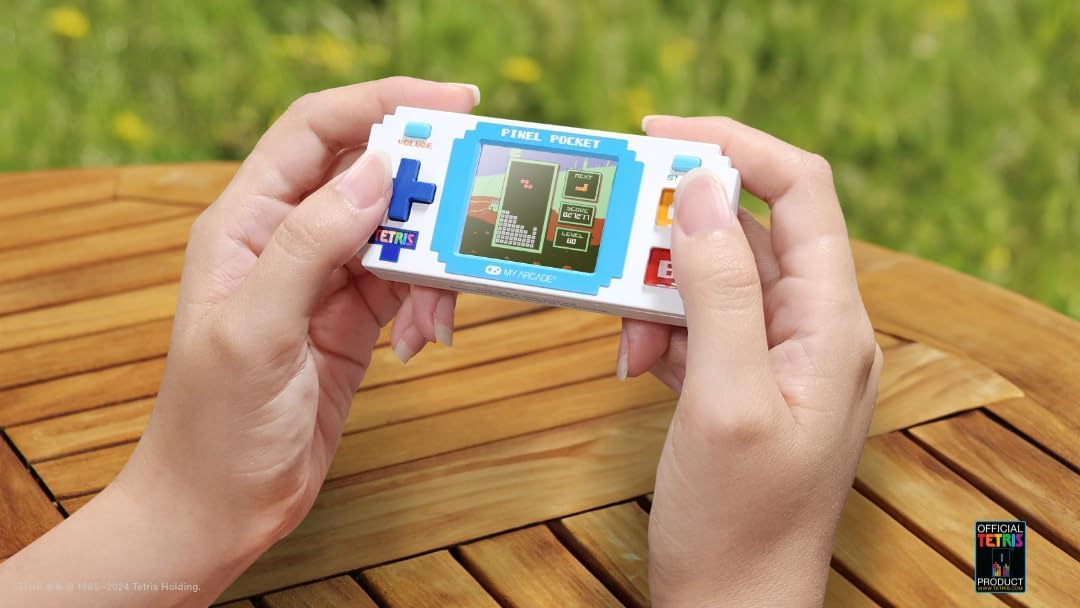 My Arcade Portable Pixel Pocket (Tetris) Mini Retro Game Portable Console Portatile a Portachiavi