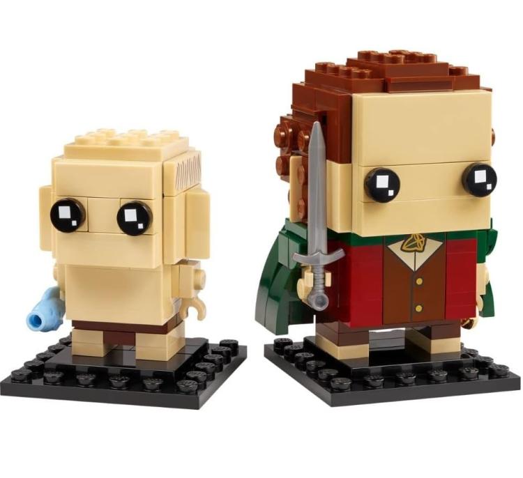 Lego - Brickheadz 40630 Lord Of The Ring (Frodo & Gollum) Signore Anelli 367Pz