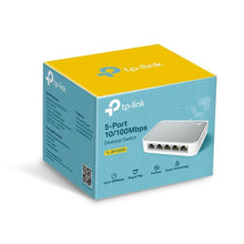 Tp-Link Hub Switch Desktop 5 Porte 10/100 Rj45 10/100 Mbps Plug&Play Tl-Sf1005D
