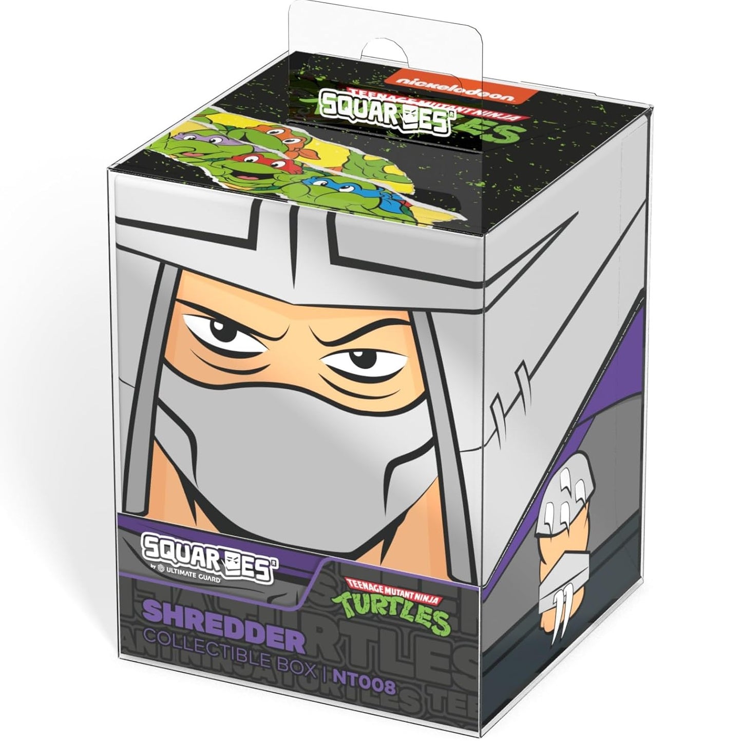 Squaroes Teenage Mutant Ninja Turtles NT008 (Shredder) Box Porta Mazzo Carte TCG