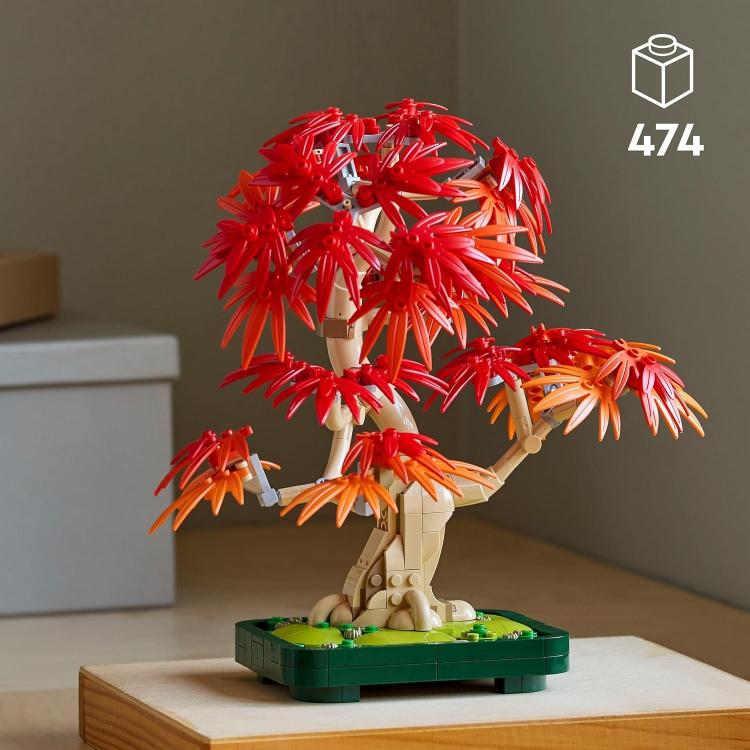 Lego - Flowers 10348 Botanicals Bonsai Di Acero Rosso Giapponese - Set 474Pz 18+
