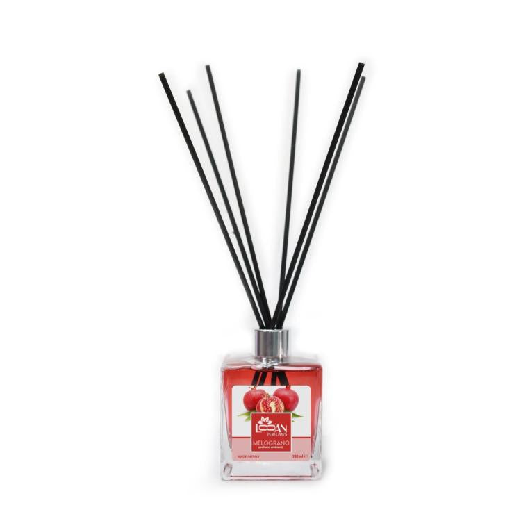 Looan Profumatore Ambiente Con Bastoncini 280Ml Diffusore Profumo Casa Melograno