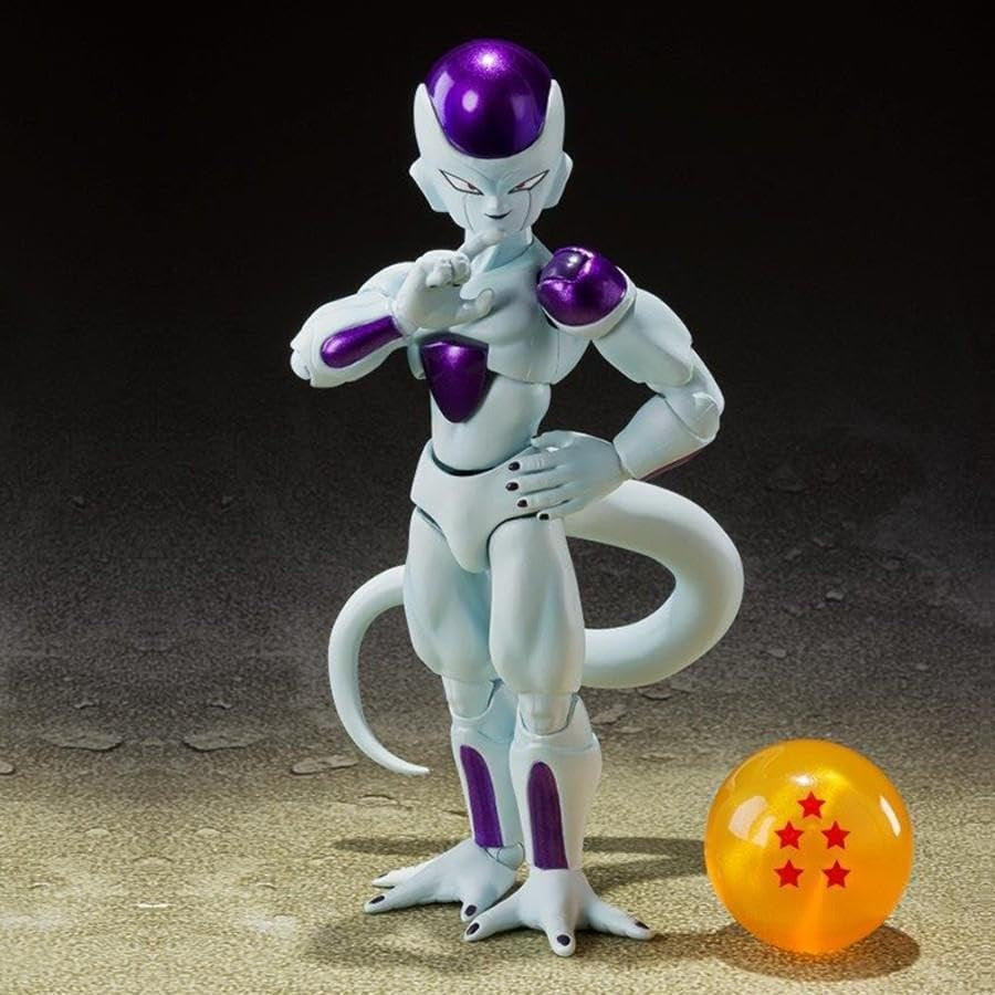 Bandai S.H. Figuarts - Dragon Ball Z: Frieza (Quarta Forma) Fourth Form - Action Figure da Collezione 14 cm