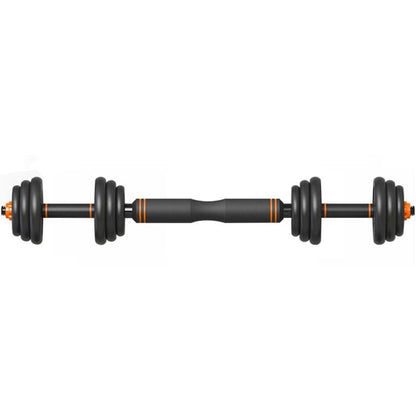 Kit Manubri Bilanciere Dumbbell Set Pesi Regolabili Componibili Da Palestra 15Kg
