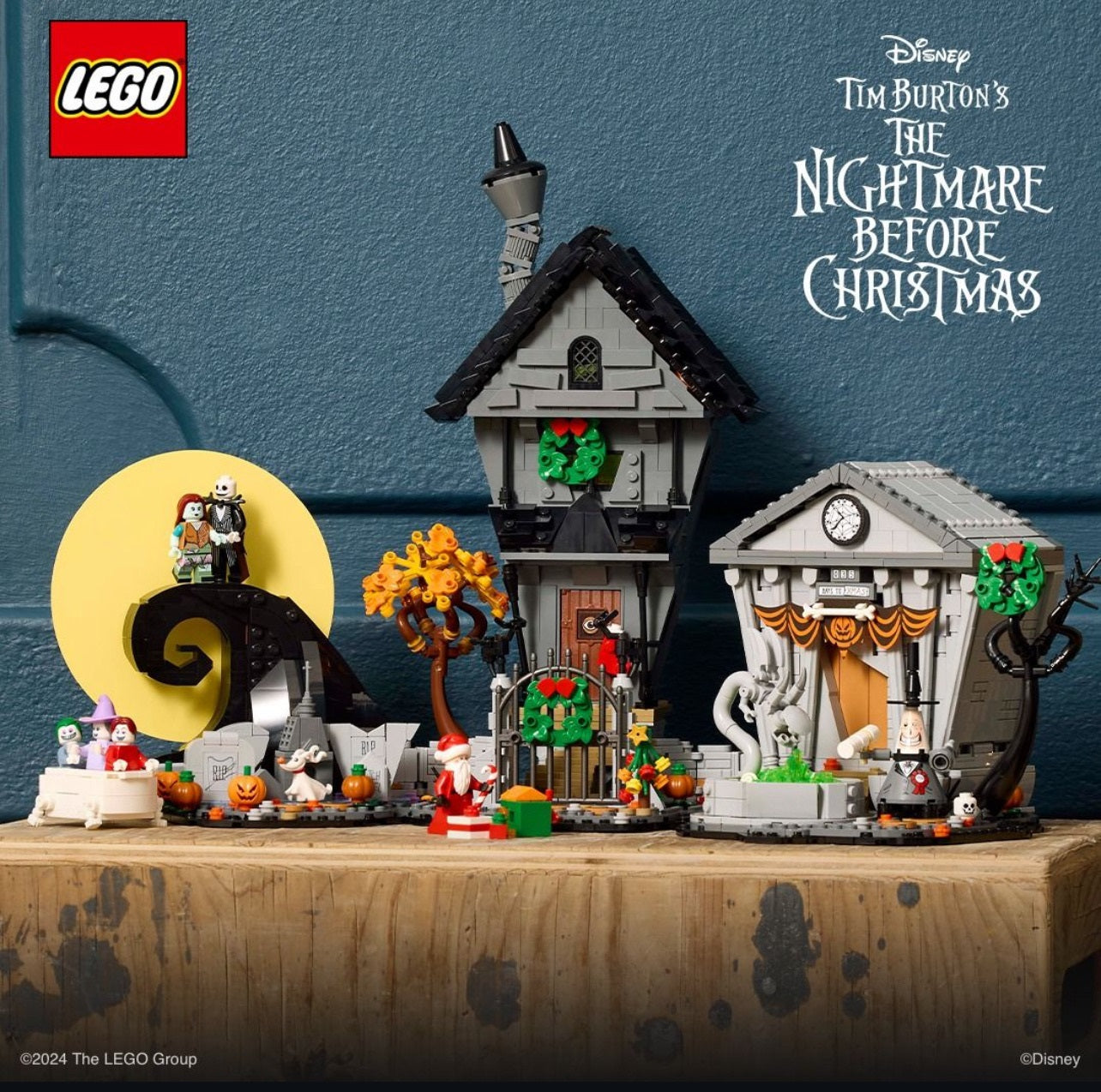Lego - Ideas 21351 Disney Nightmare B.C. di Tim Burton RARE Costruzione 2193 pz 18+