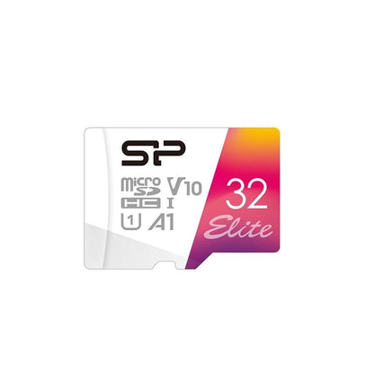 Silicon Power Microsdhc Card 32 Gb Micro Sd Memoria/Adattatore Sp V10 Classe 10 SP032GBSTHBV1V20SP