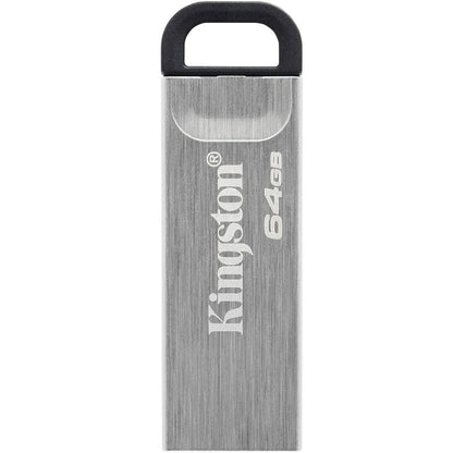 Kingston Pendrive 64GB DTKN/64GB Data Travel Kyson USB-A 3.2 Chiavetta Memoria Metal Argento PC 200MB/s