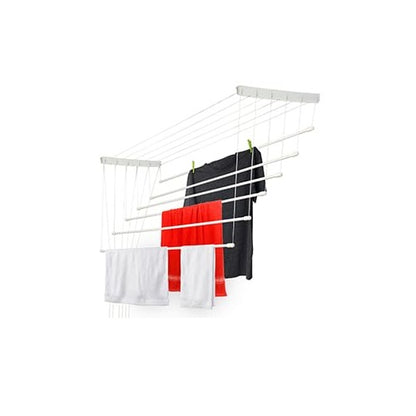 Stendibiancheria A Soffitto Stendino Porta Asciugamani Esterno/Interno - Bianco
