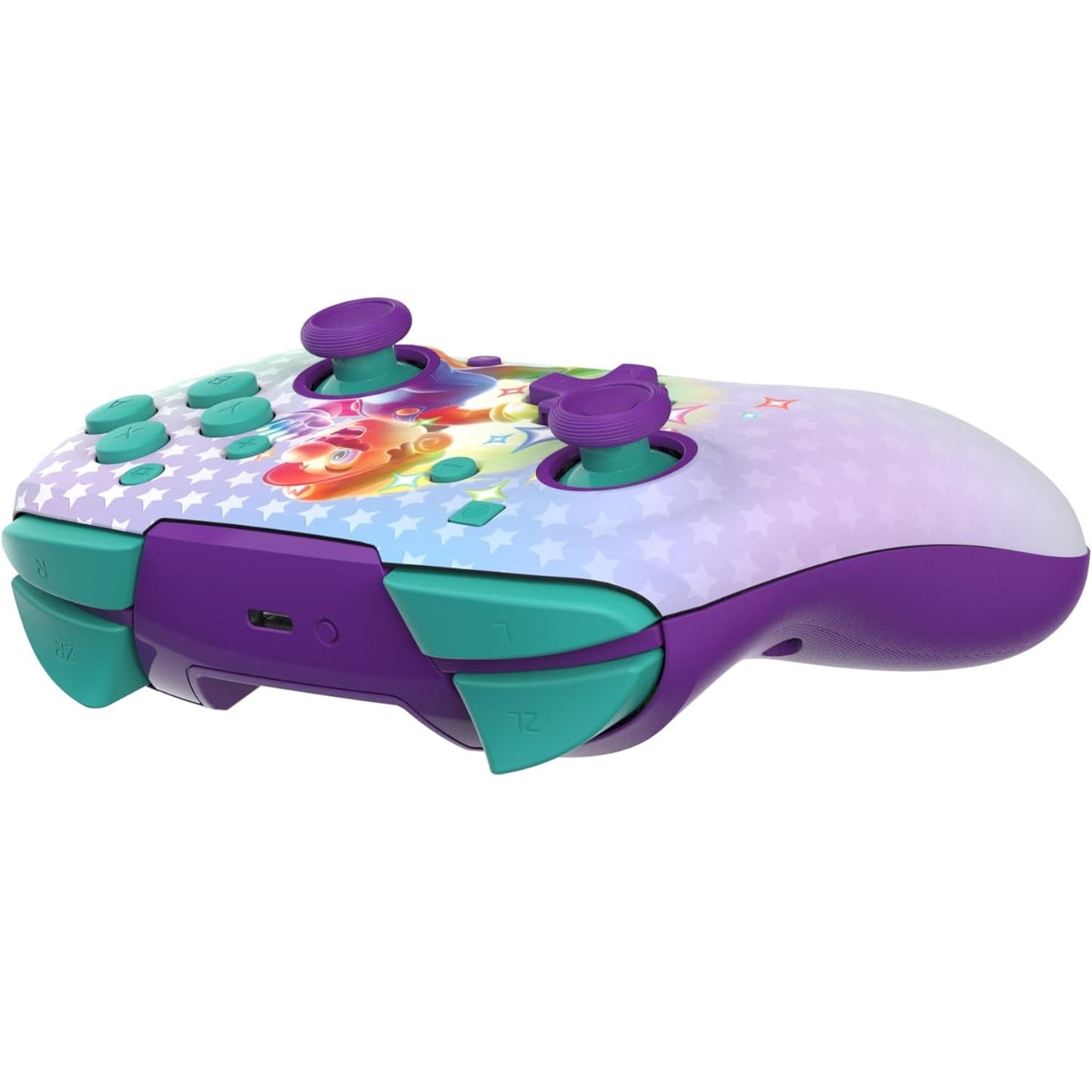 Turtle Beach - Rematch - Super Mario (Invincible Mario) Glow In the Dark - Controller da gaming wireless per Nintendo Switch 2, Funziona anche con Nintendo Switch/Oled/Lite - Pulsante C non disponibile.