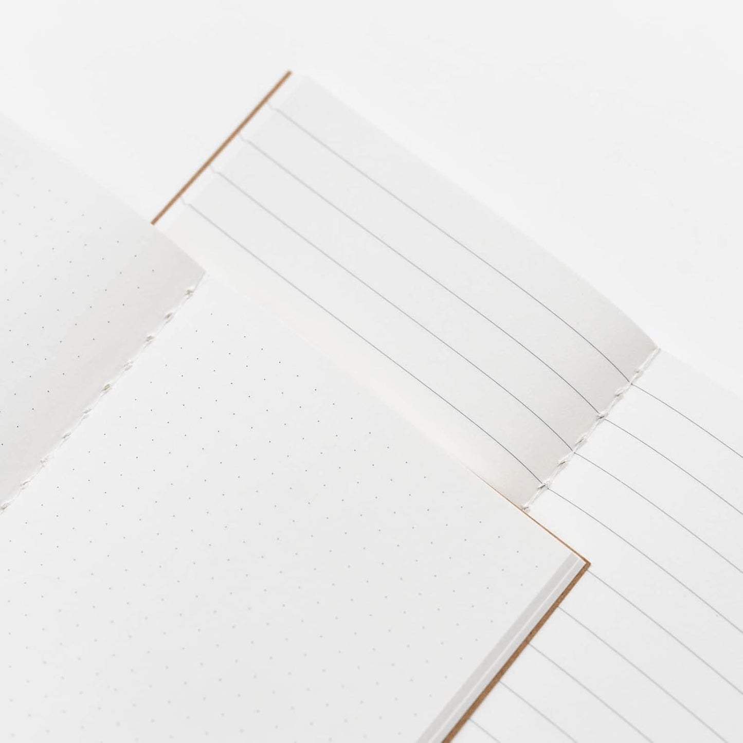 Ricambio "Quaderno Ricaricabile" per Taccuino Diario Personale da Viaggio 2 Quaderni Sostituibili: Bullet Journal Puntinato e a Righe 160 pag