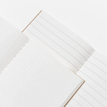 Ricambio "Quaderno Ricaricabile" per Taccuino Diario Personale da Viaggio 2 Quaderni Sostituibili: Bullet Journal Puntinato e a Righe 160 pag