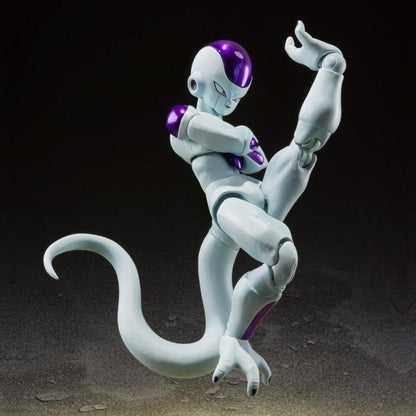 Bandai S.H. Figuarts - Dragon Ball Z: Frieza (Quarta Forma) Fourth Form - Action Figure da Collezione 14 cm