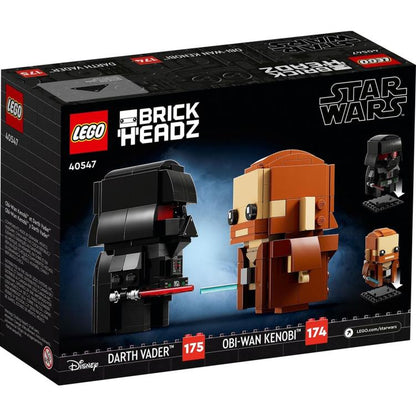 Lego - Brickheadz 40547 Star Wars (Darth Vader™ & Obi-Wan Kenobi™) 175Pz + 174Pz