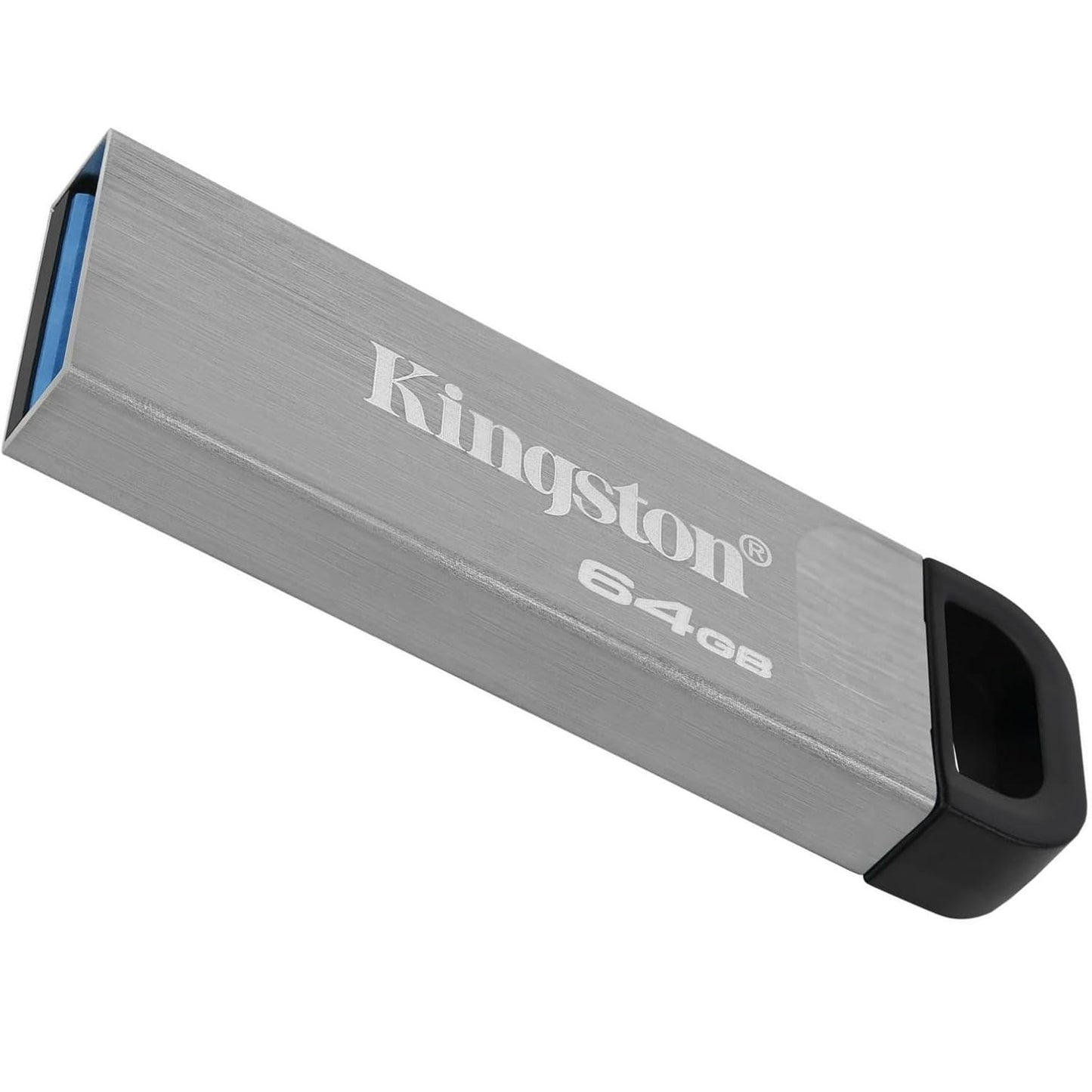 Kingston Pendrive 64GB DTKN/64GB Data Travel Kyson USB-A 3.2 Chiavetta Memoria Metal Argento PC 200MB/s