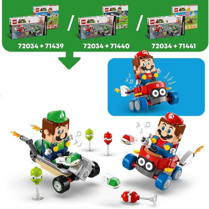 Lego - Super Mario Kart 72034 (Baby Mario Vs Baby Luigi) Set Con Figure 321Pz 8+