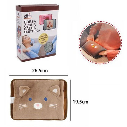 BORSA ACQUA CALDA SCALDINO ELETTRICO SCALDA MANI PIEDI TEPORINO ANALLERGICO 2773