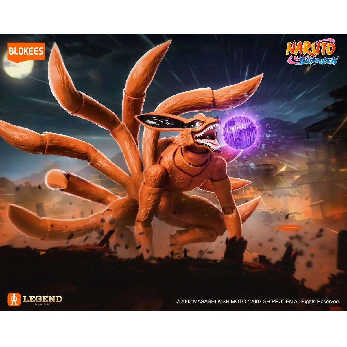 Blokees Naruto Shippuden - Legend Series Edition 01 - Kurama (Nine Tails) - Model Kit 263 pz - Action Figure 73524