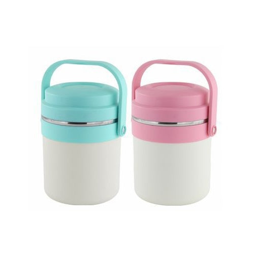 Portavivande Thermos Contenitore Porta Pranzo Termico Acciaio Borsa Termica 2 Lt
