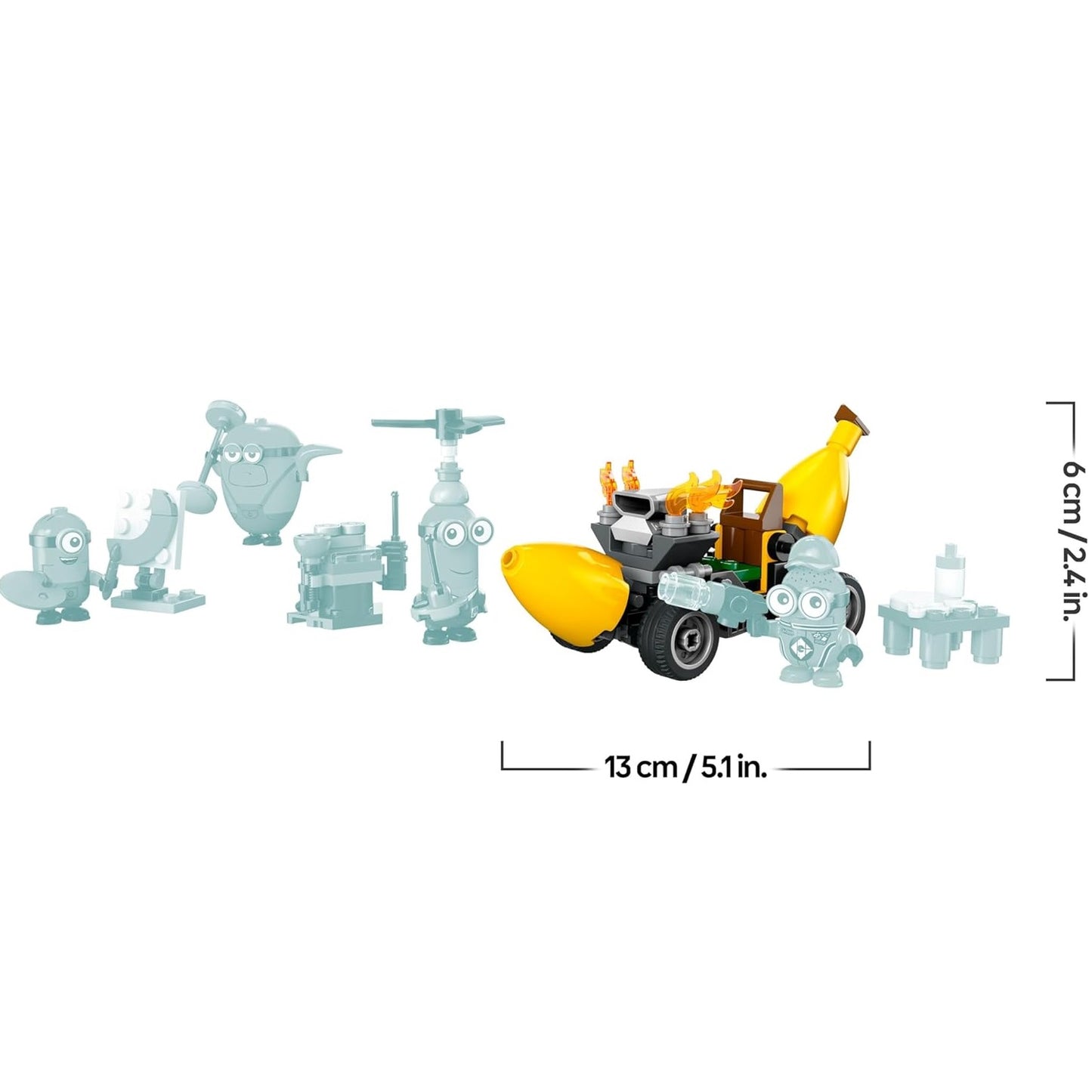 Lego - Cattivissimo Me 4 (75580) I Minions e l'Auto Banana Costruzione 136 pz 6+