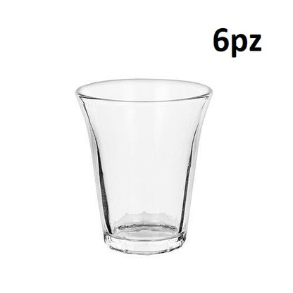 CAFE - 6 BICCHIERI TAZZINE PER CAFFÈ ESPRESSO VETRO TRASPARENTE SHOT CICCHETTI
