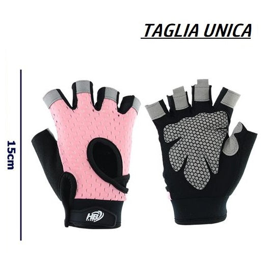 Guantini Allenamento Sollevamento Pesi Guanti Donna Palestra Fitness Culturismo