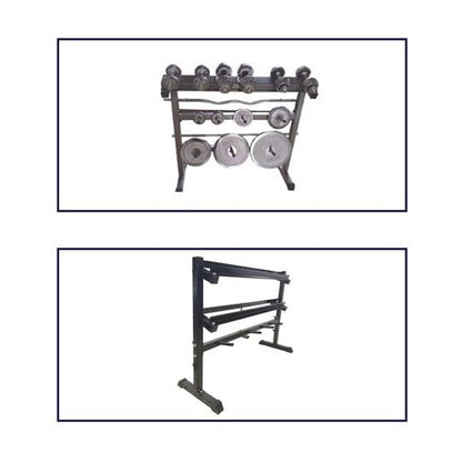Hb Rastrelliera A 3 Livelli Supporto Rack Porta Pesi Manubri E Dischi Espositore
