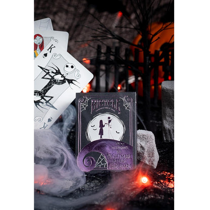 Bicycle - Disney (The Nightmare Before Christmas) - TNBC - Playing Cards - Mazzo di Carte da Collezione, Poker, Magia e Cardistry basato sul famoso film di Animzione Disney (Lo Strano Natale di Mr Jack Skellington)