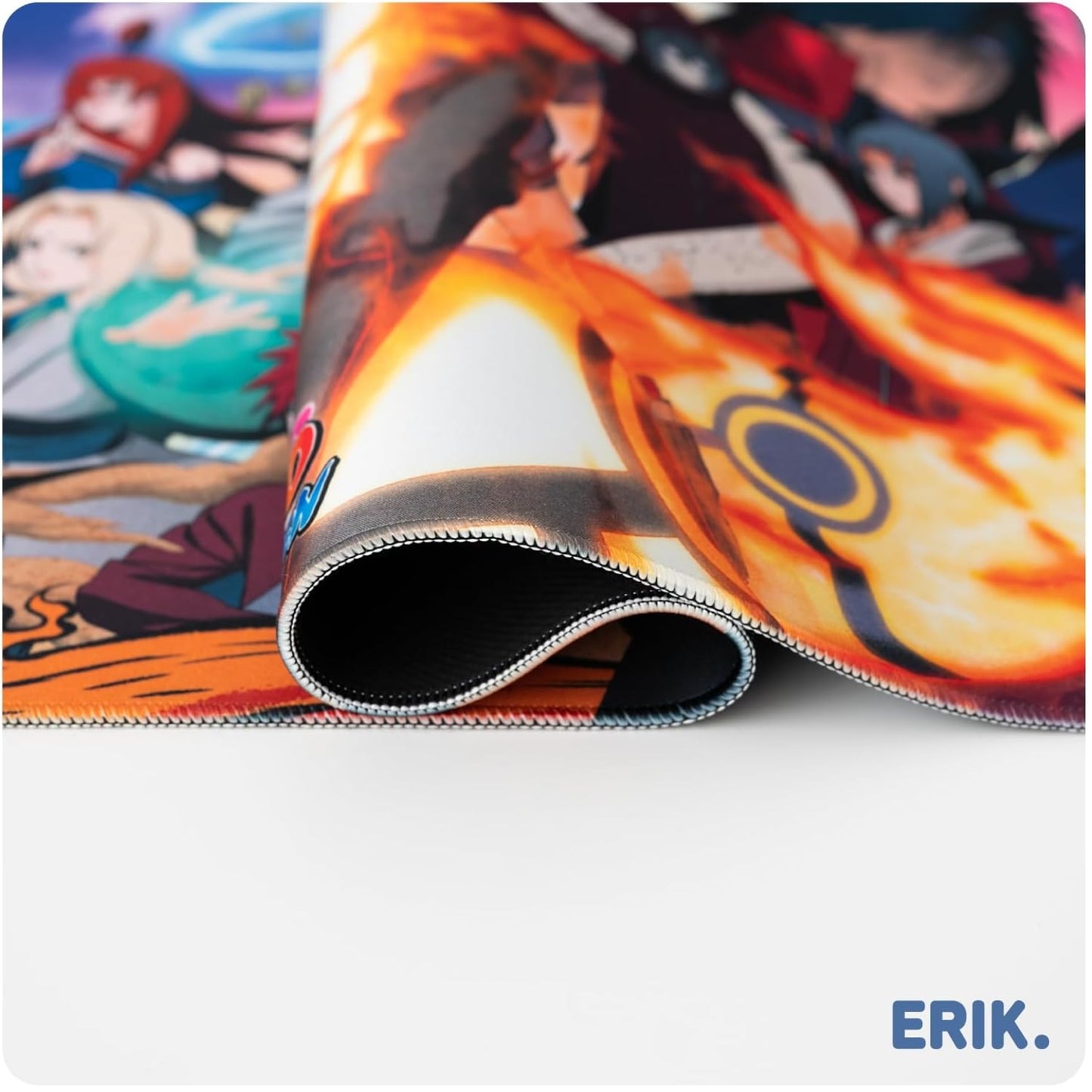 Naruto: Shippuden - Tappetino per Tastiera e Mouse Pad per Scrivania Gaming PC, Impermeabile e Antiscivolo 80x35 cm | Accessori Gaming: Desk Mat Gadget