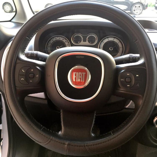 Coprivolante Auto Universale Fodera Volante 37-39cm Simil Pelle Nero 38cm Tuning