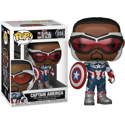 Funko Pop The Falcon And Winter Soldier 814 Captain America Vinyl Action Figure
