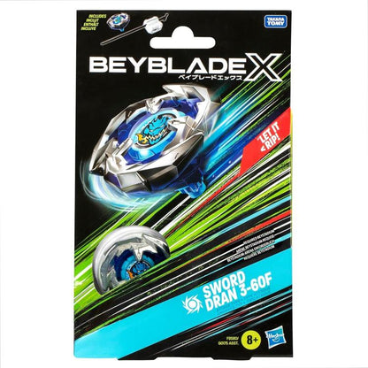 Hasbro - Beyblade X - Starter Pack Top (Sword Dran 3-60F) 1 Trottola Bey (F9580)