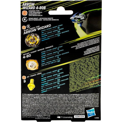 Hasbro - Beyblade X - Starter Pack Top (Arrow Wizard 4-80B) 1 Trottola (F9580)