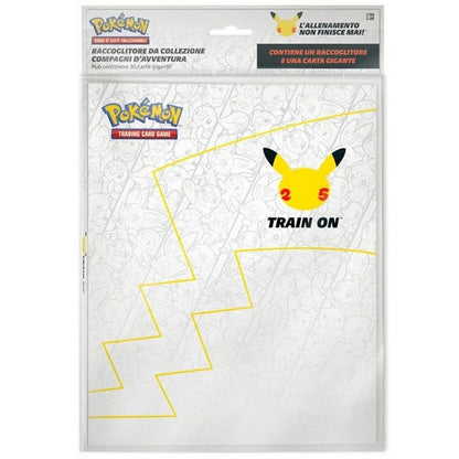 Pokemon Gran Festa Binder Raccoglitore Per 30 Card Giganti + Carta Pikachu Jumbo