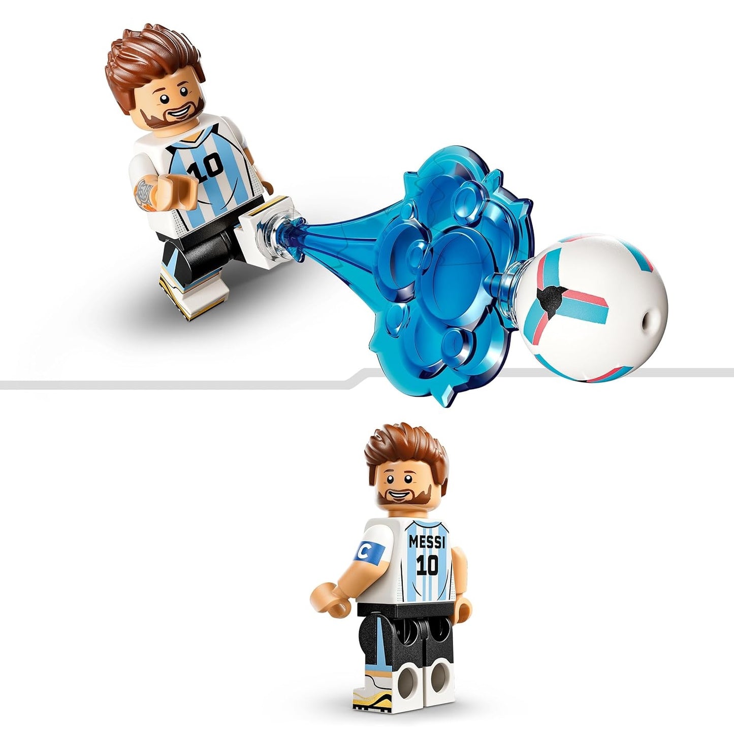 LEGO Editions 43011 (Lionel Messi) Highlights Calcistici Leggenda del Calcio - 500 pcs Kit Modellismo con Action Figure 3D da Esposizione - Giocattolo Decorazione Cameretta - Regalo per Bambini e Bambine da 10 Anni e Fan Adulti (World Cup 2026)