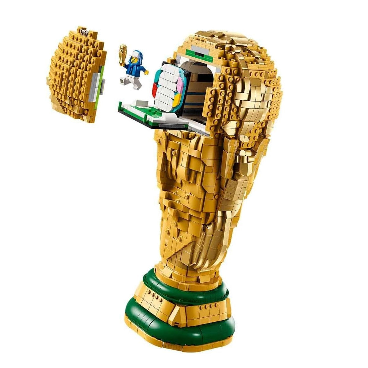 LEGO Editions 43020 (Trofeo Ufficiale della Coppa del Mondo FIFA) 2842 pcs Kit Modellismo per Action Figure 3D da Esposizione - Giocattolo Decorazione Cameretta - Regalo per Bambini e Bambine da 10 Anni e Fan Adulti Sport Calcio (World Cup 2026)