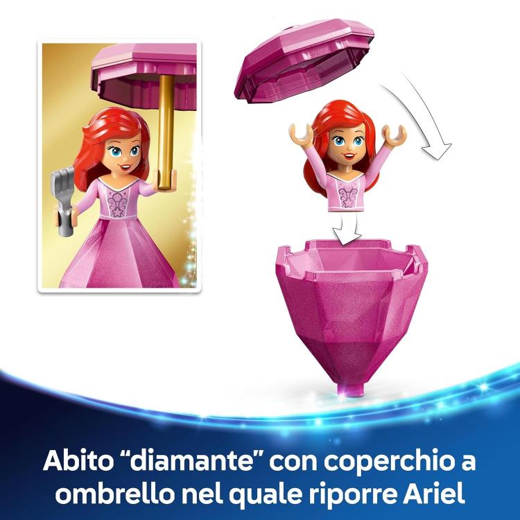 Lego - Disney Princess 43259 (Ariel Ballerina) La Sirenetta - Set Figure 93Pz 5+