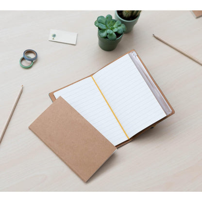 Ricambio "Quaderno Ricaricabile" per Taccuino Diario Personale da Viaggio 2 Quaderni Sostituibili: Bullet Journal Puntinato e a Righe 160 pag