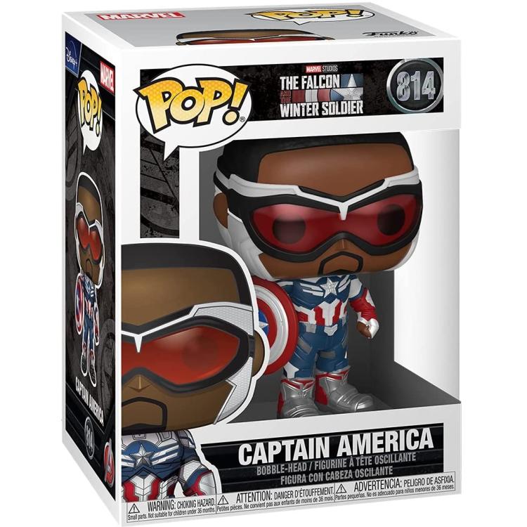 Funko Pop The Falcon And Winter Soldier 814 Captain America Vinyl Action Figure