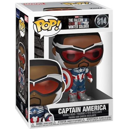 Funko Pop The Falcon And Winter Soldier 814 Captain America Vinyl Action Figure