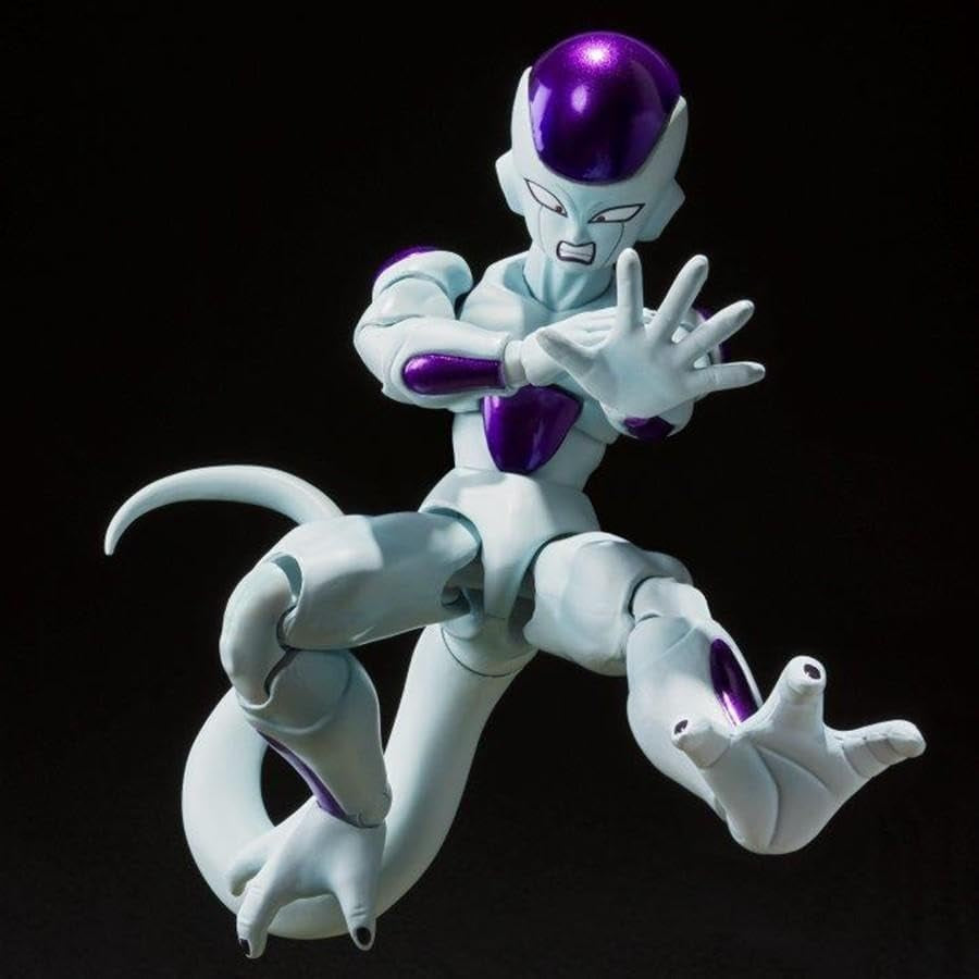 Bandai S.H. Figuarts - Dragon Ball Z: Frieza (Quarta Forma) Fourth Form - Action Figure da Collezione 14 cm