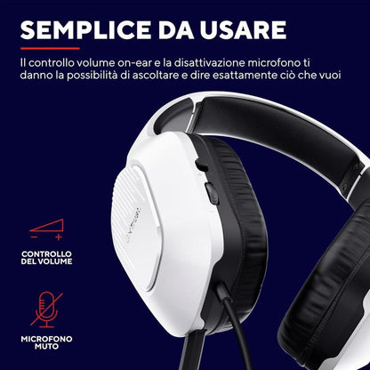 Trust Cuffie Zirox Gtx 415Ps Ps5 Leggere 3.5Mm Cuffia Gaming Per Playstation 5