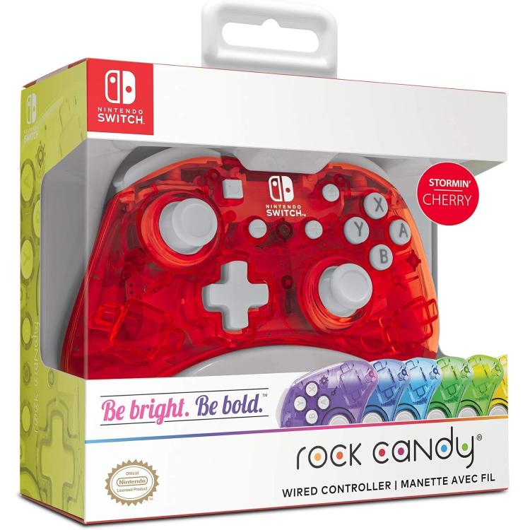Pdp Mini Controller Nintendo Switch Wired Joystick Con Cavo Rock Candy St.Cherry